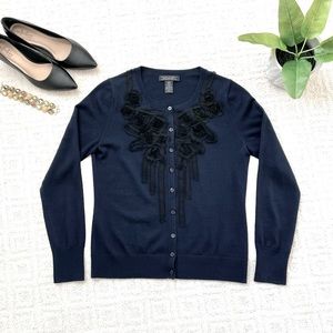 BR Navy Cardigan
